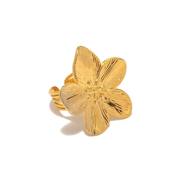 Floral Gold Ring