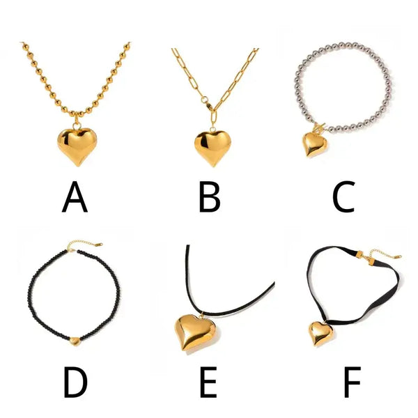 Loving Heart Necklace Set