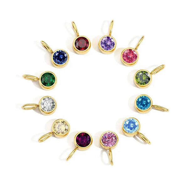 Zodiac Birthstones Charm