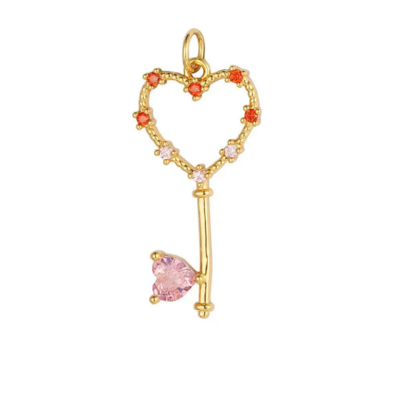 Key Love Charm