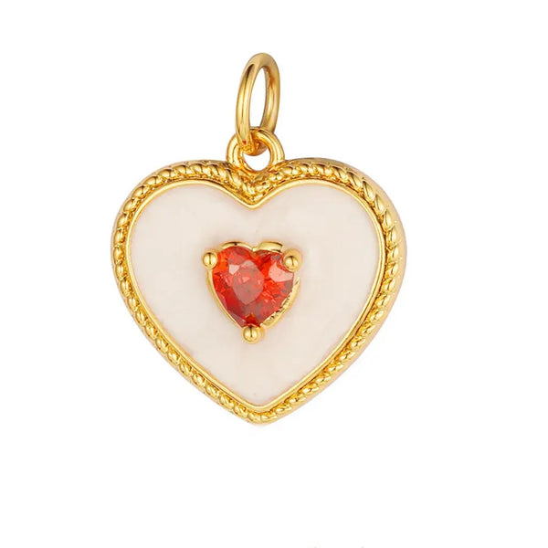 Red Heart Charm