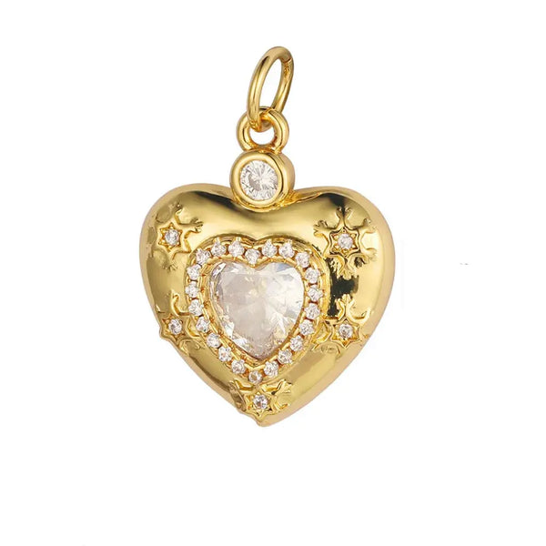 Chunky Heart Charm