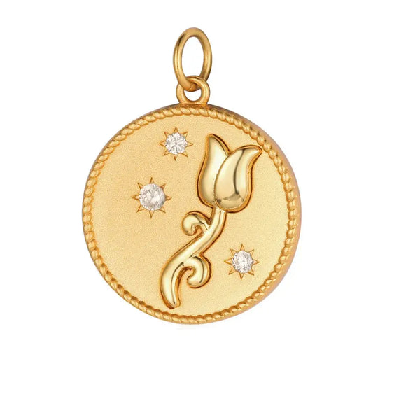 Star Rose Charm