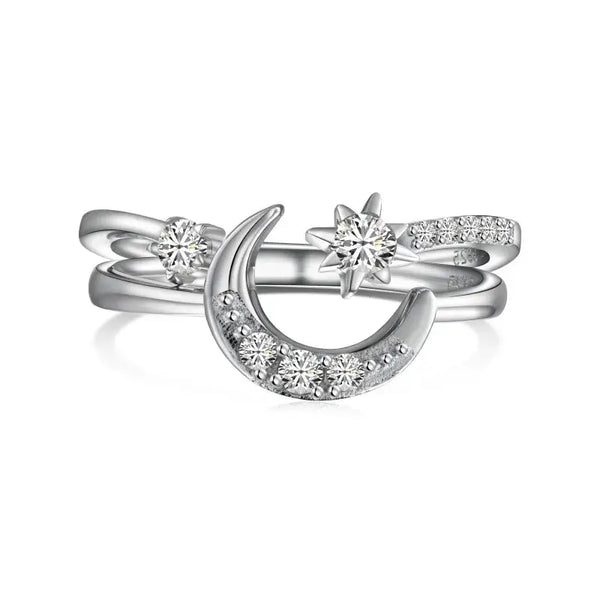 Moonlit Stars Ring