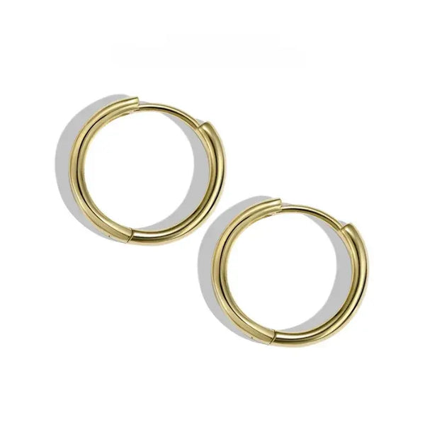 Simple Gold Hoops