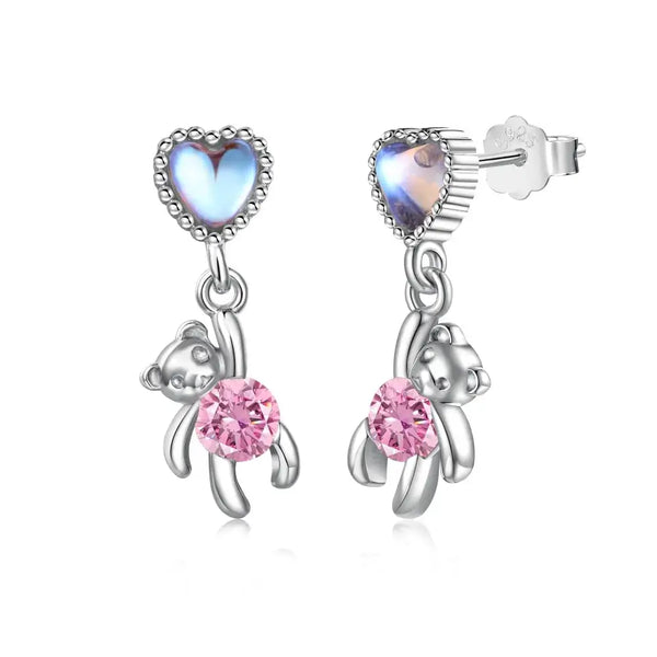 Sweetheart Bear Earring