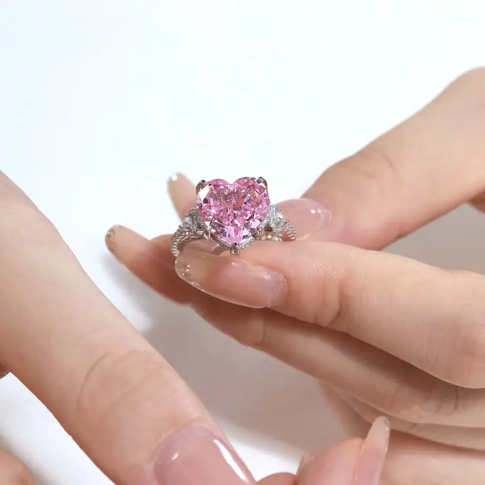 Bushra Pink Memories Ring-R036 - Bushra