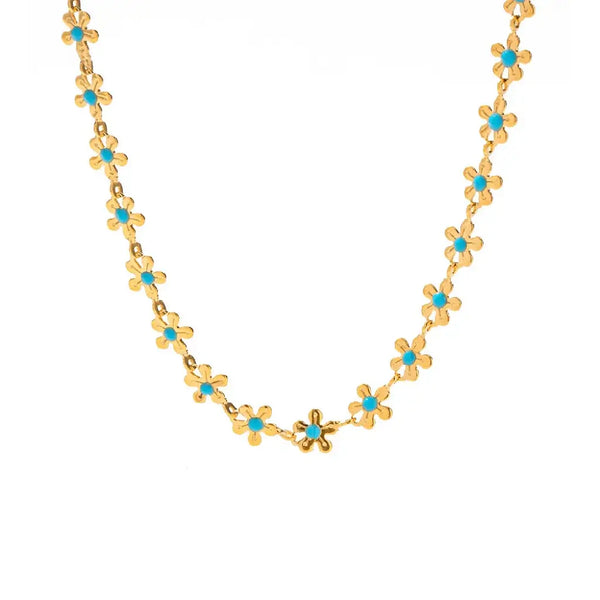 Floral Gold Necklace